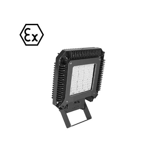 Image d'un luminaire Area Master avec le badge ATEX